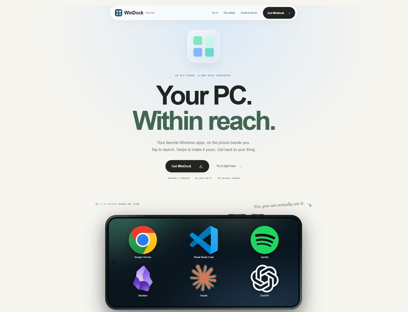 WinDock — frame 2